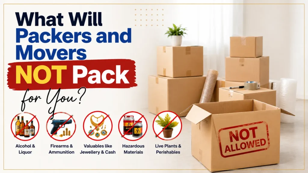 What Will Packers and Movers NOT Pack for You?