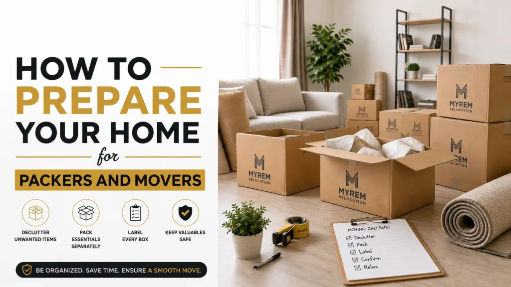 How to Prepare Your Home for Packers and Movers – Ultimate Guide