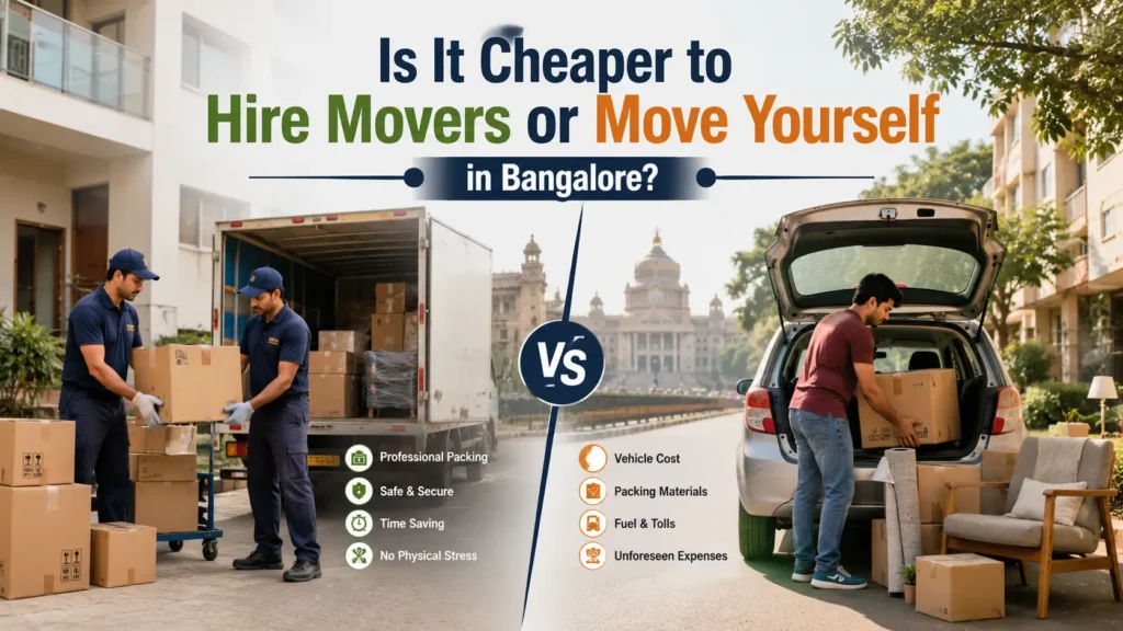 Is It Cheaper to Hire Movers or Move Yourself in Bangalore?